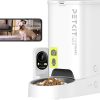 Automatischer Futterspender für Haustiere mit Kamera, 3 l, 2,4 G, WLAN, Smart-App-Steuerung