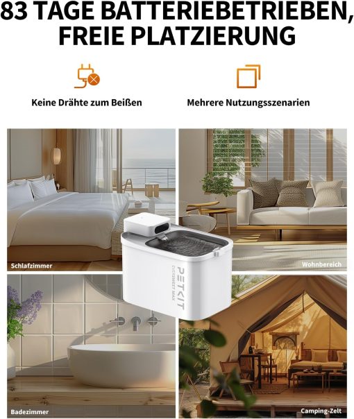 Kabelloser Katzentränke 3L Smart App Control - Image 6