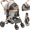 3-in-1 Hundebuggy, faltbar (grau) - Image 2