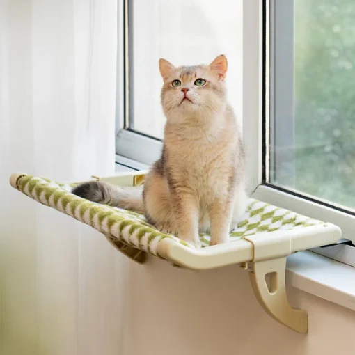 Katzenhängematte Fensterbett für Katzen - 50x36cm Grün